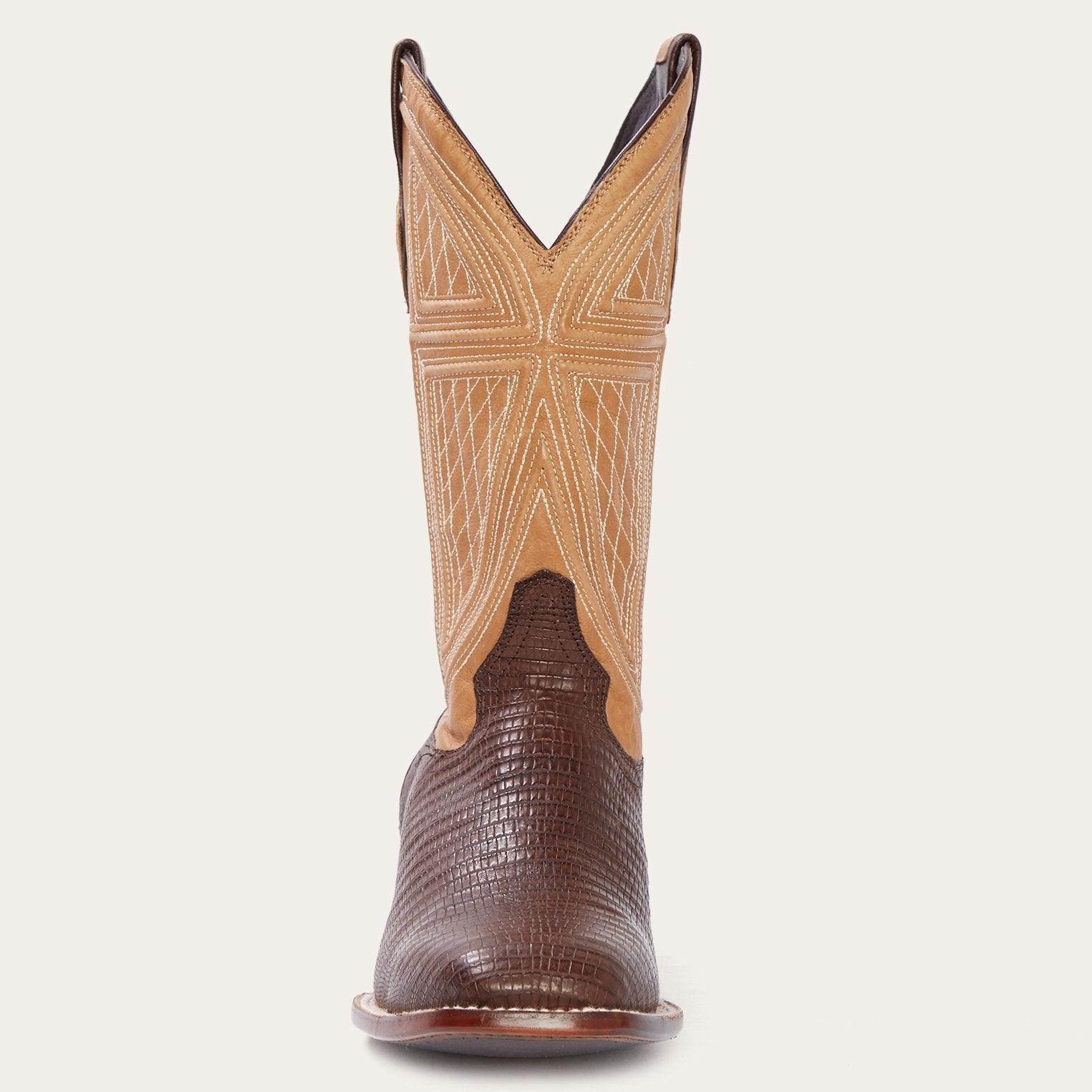 Stetson Beaumont Brown Shark Cowboy Boot - Flyclothing LLC