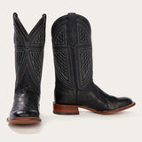 Stetson Black Falls Alligator Cowboy Boot - Stetson