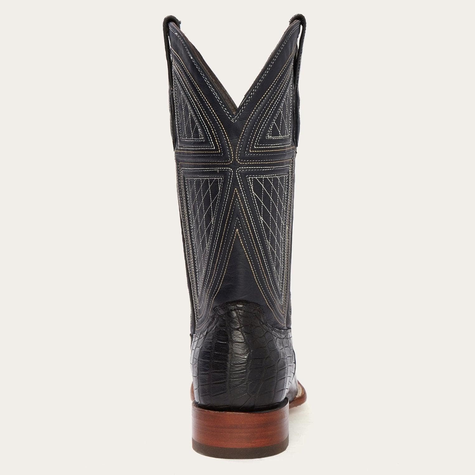 Stetson Black Falls Alligator Cowboy Boot