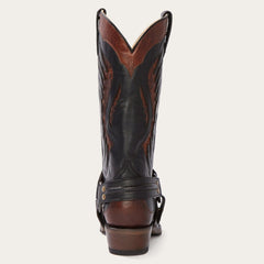Stetson Biker Outlaw Oiled Leather Cowboy Boot - Stetson