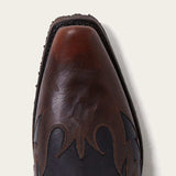 Stetson Biker Outlaw Oiled Leather Cowboy Boot - Stetson - Flyclothing LLC