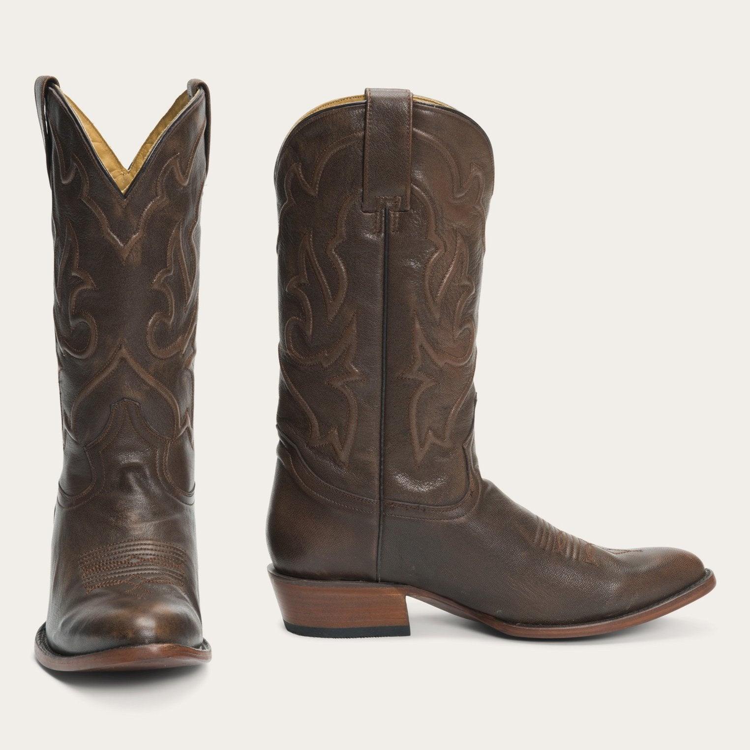 Stetson Carlisle Corded & Brushed Leather Boot