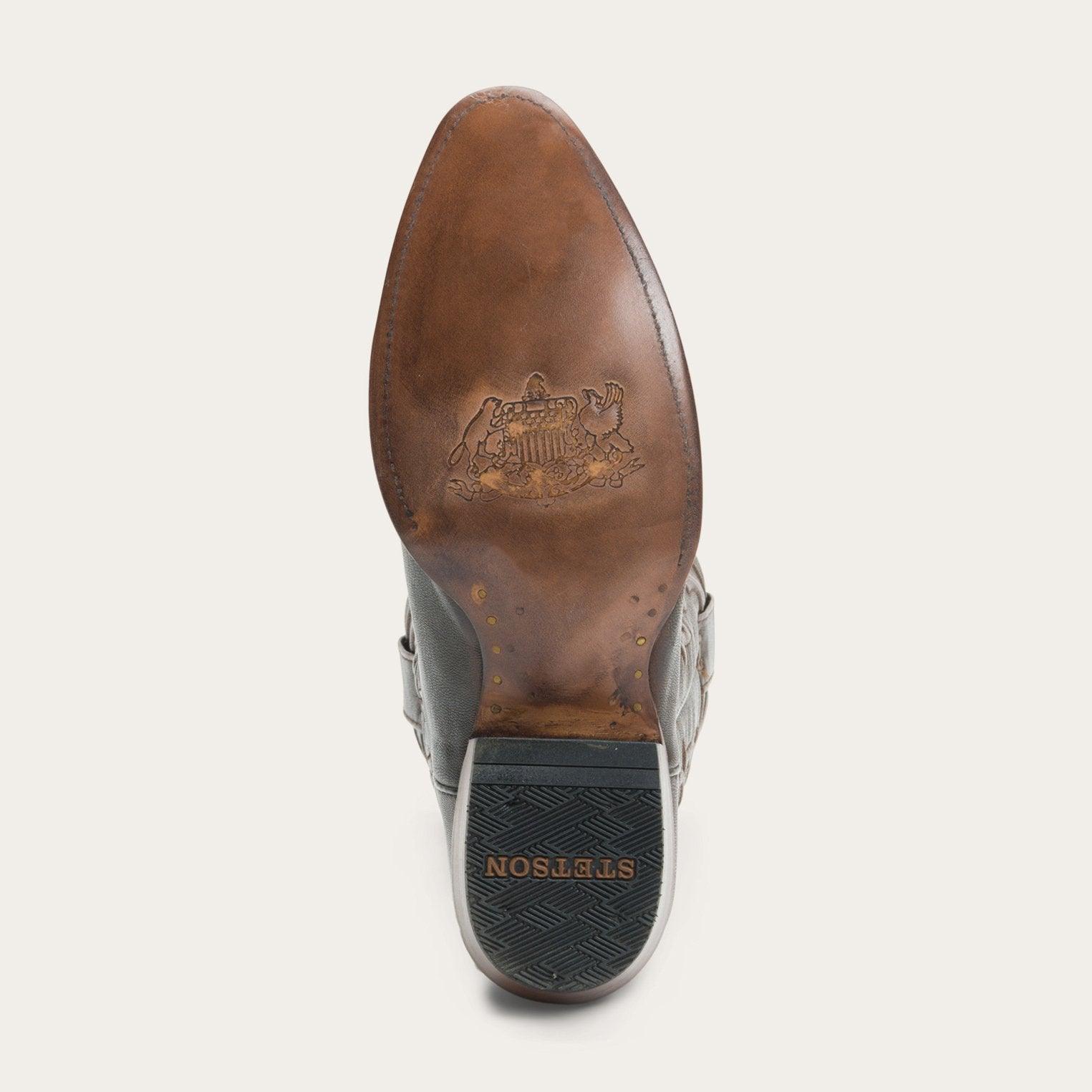 Stetson Carlisle Corded & Brushed Leather Boot - Flyclothing LLC