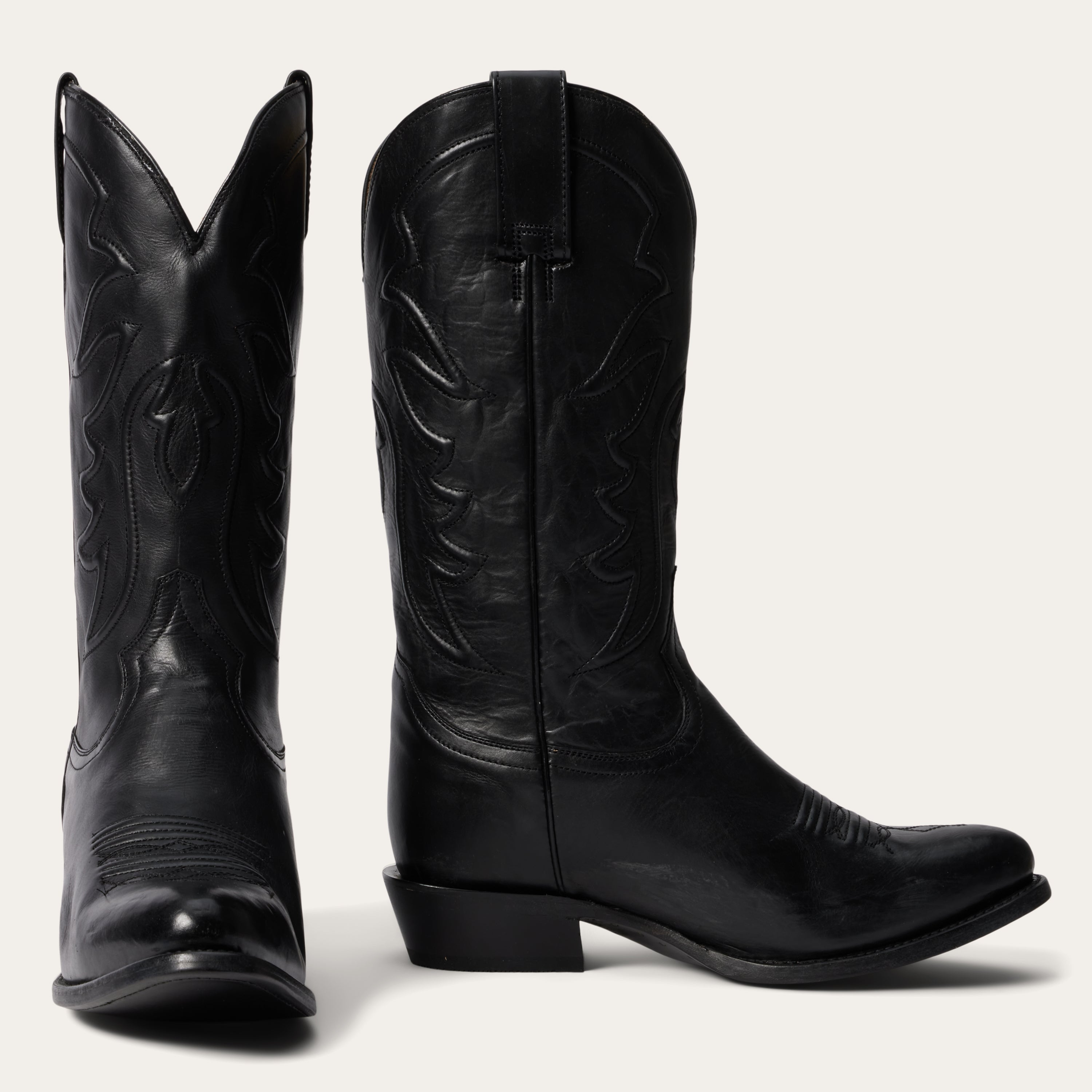 Stetson Ames Corded & Burnished Leather Boot