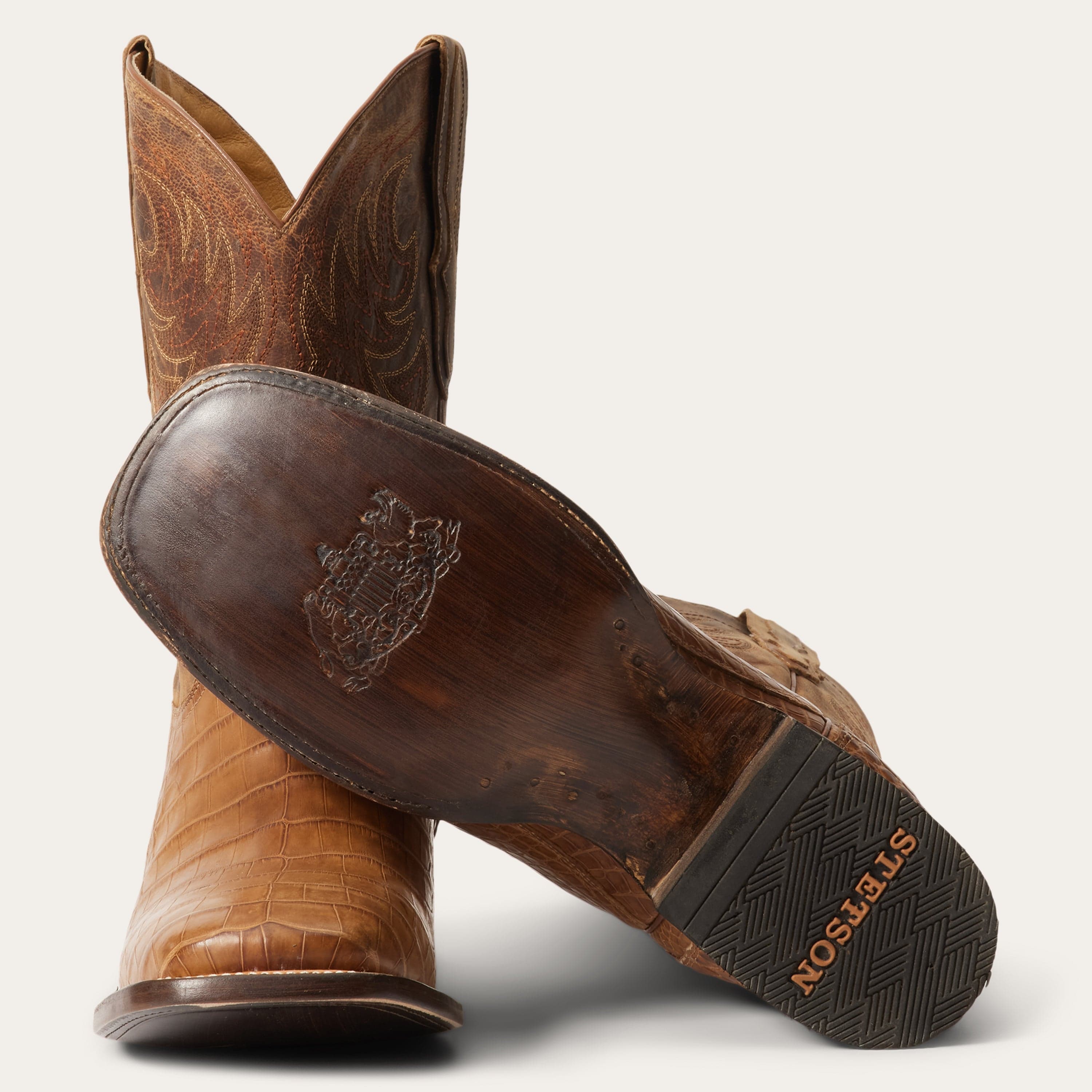 Stetson Aces Alligator Boots