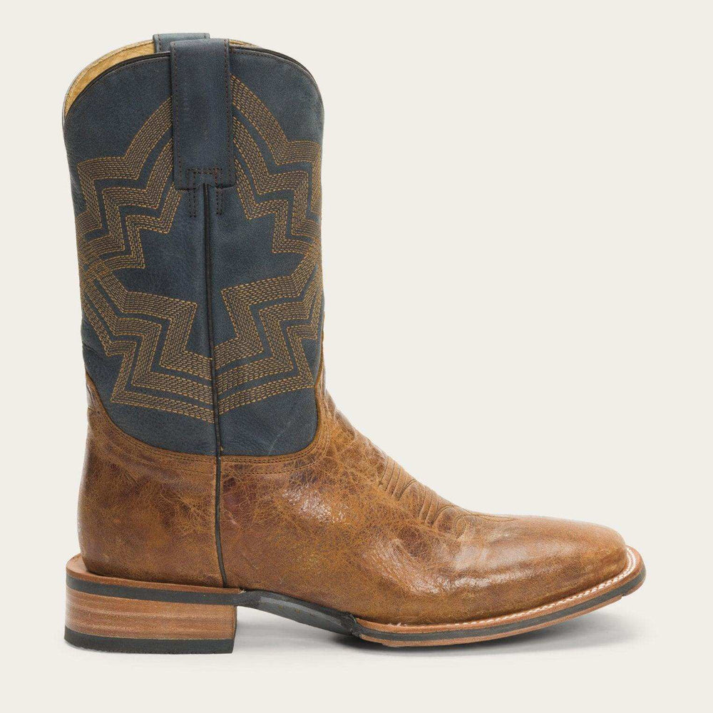 Stetson Goddard Burnished Blue & Brown Leather Boot - Stetson - Flyclothing LLC