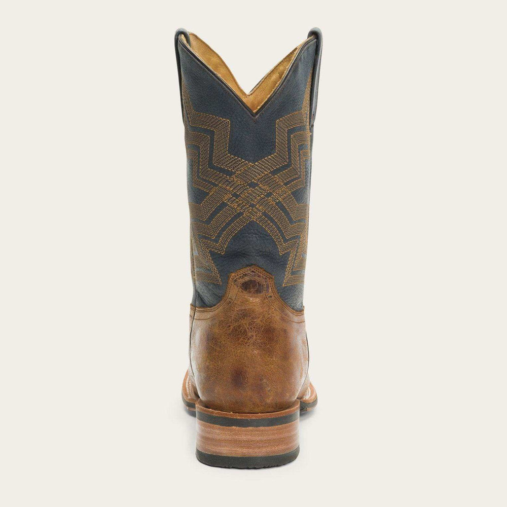 Stetson Goddard Burnished Blue & Brown Leather Boot - Stetson - Flyclothing LLC