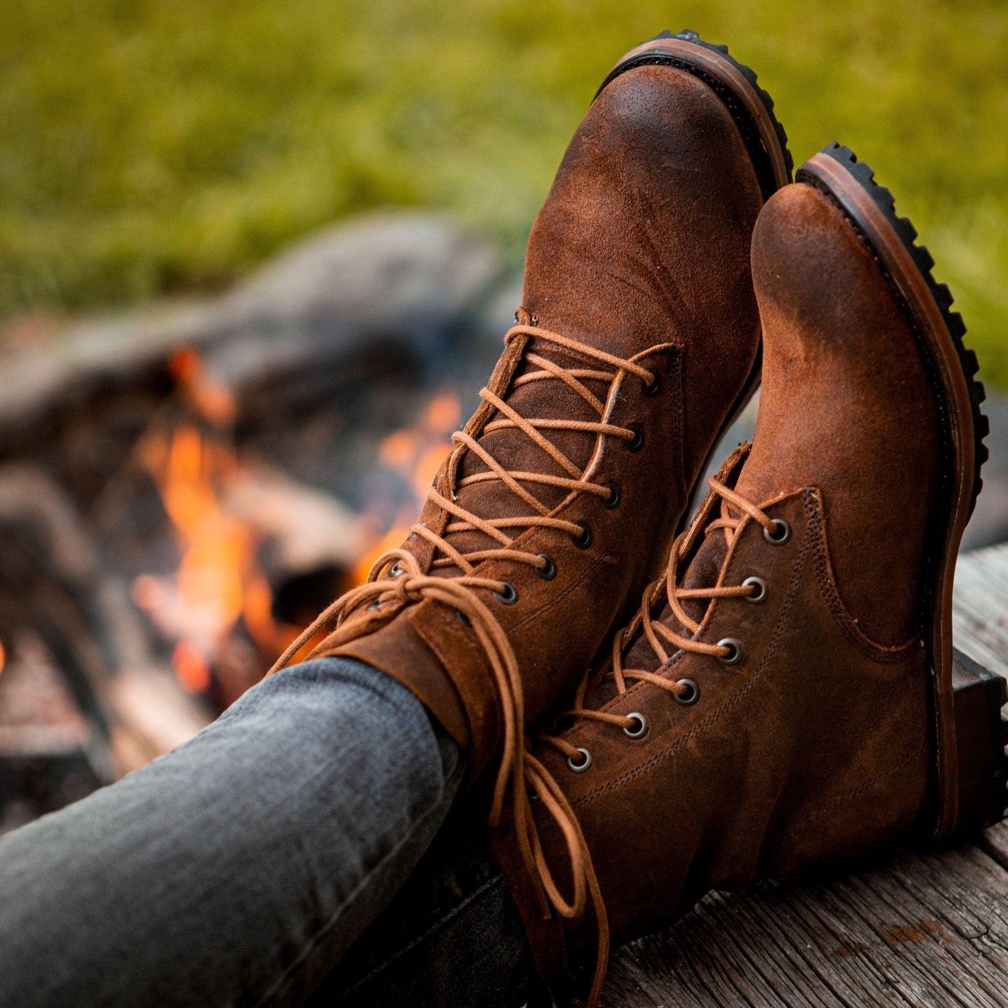 Stetson Sam Lace Up Oiled Suede Boot - Flyclothing LLC