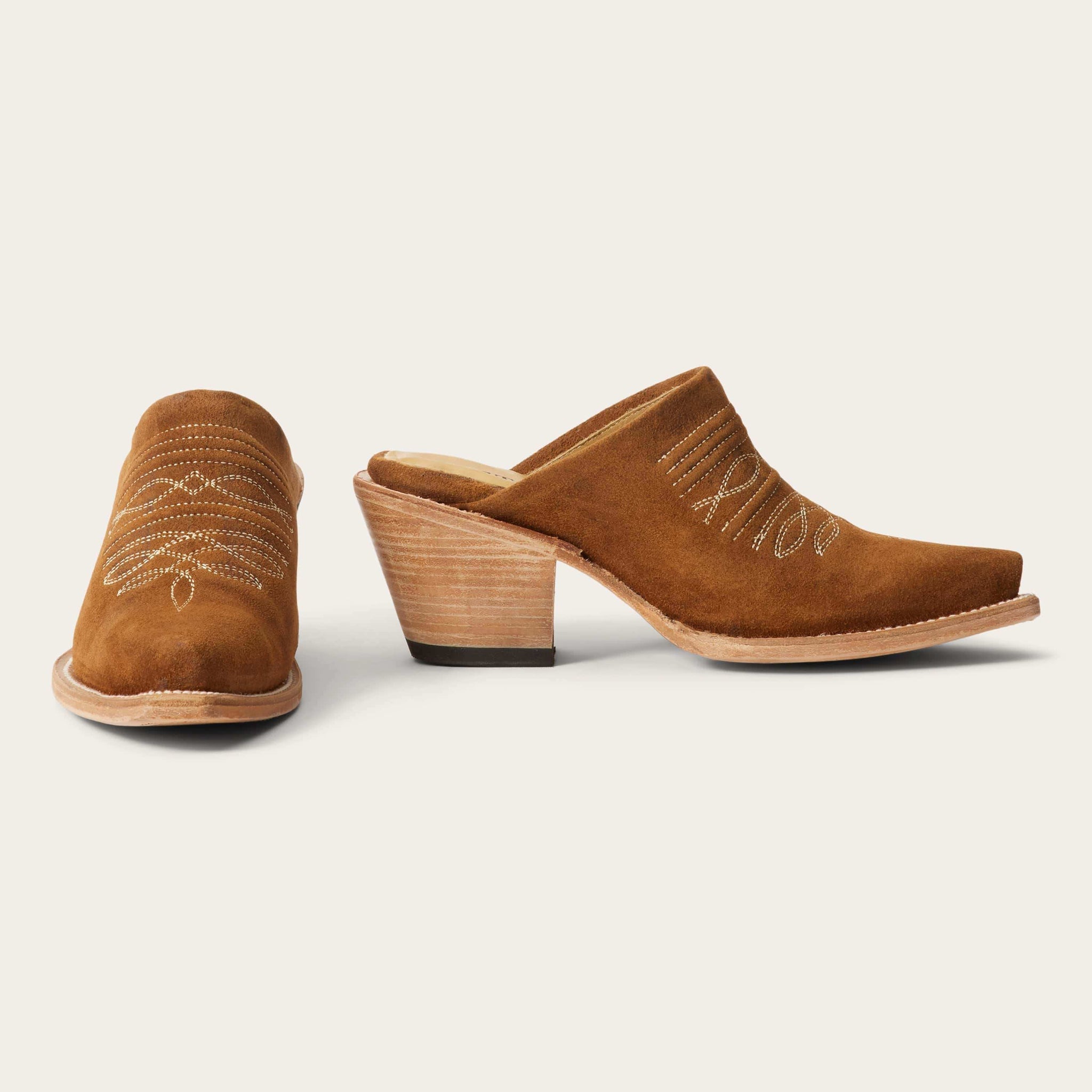 Stetson Reed Western Mules - Stetson - Flyclothing LLC