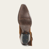 Stetson Halle Suede Fringe Side Zip Boot - Stetson - Flyclothing LLC