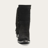 Stetson Halle Suede Fringe Side Zip Boot - Stetson