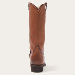 Stetson Austin Leather Cognac Leather Snip Toe Boot - Flyclothing LLC