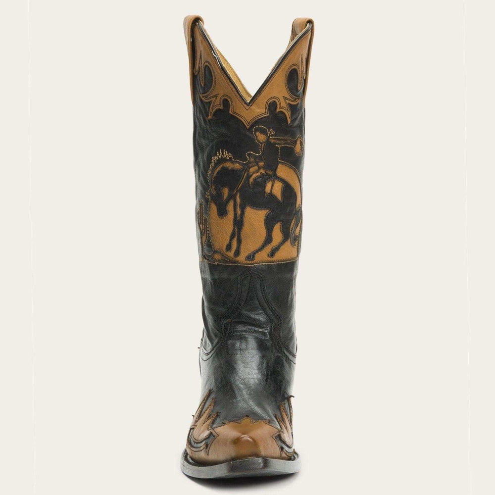 Stetson Faye Cowgirl & Horse Underlay Leather Boot - Stetson - Flyclothing LLC