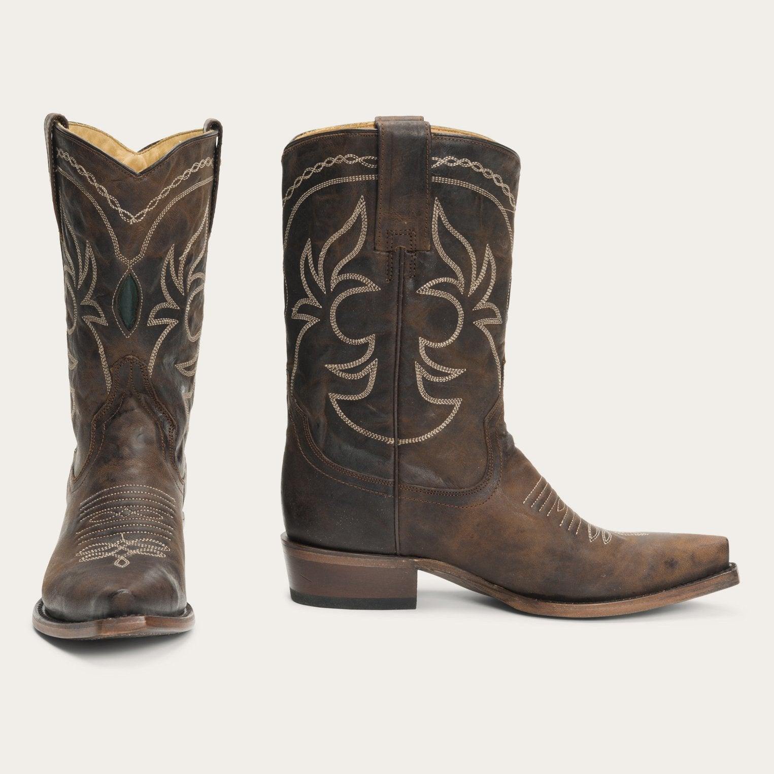 Stetson Iris Mid-Calf Embroidered Boot - Flyclothing LLC