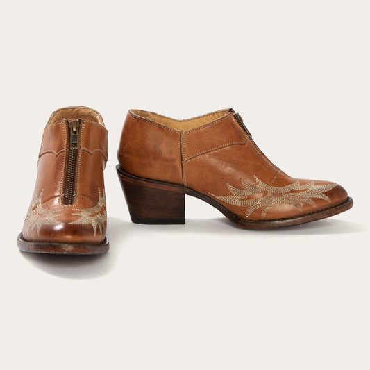 Stetson Tobacco Vintage Front Zip Shootie - Flyclothing LLC