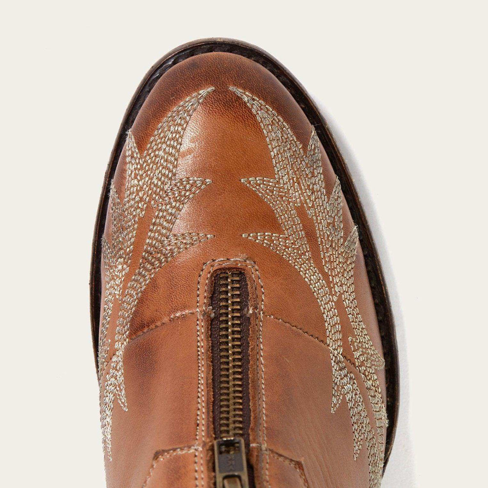 Stetson Tobacco Vintage Front Zip Shootie - Stetson - Flyclothing LLC