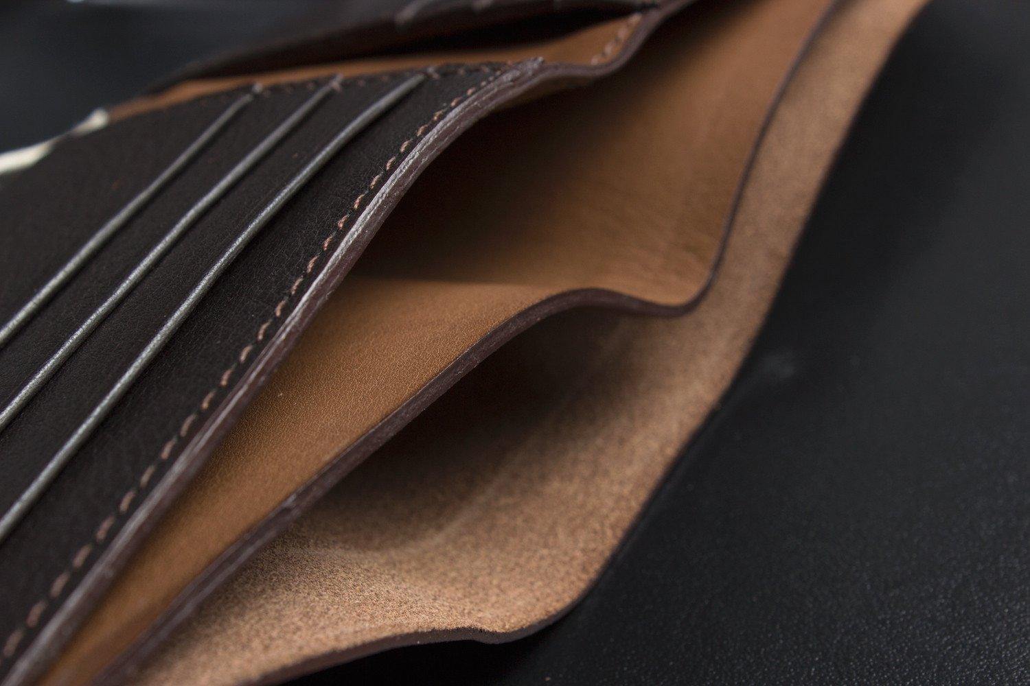 Kiko Leather Double Bifold Wallet - Kiko