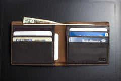 Kiko Leather Double Bifold Wallet - Kiko