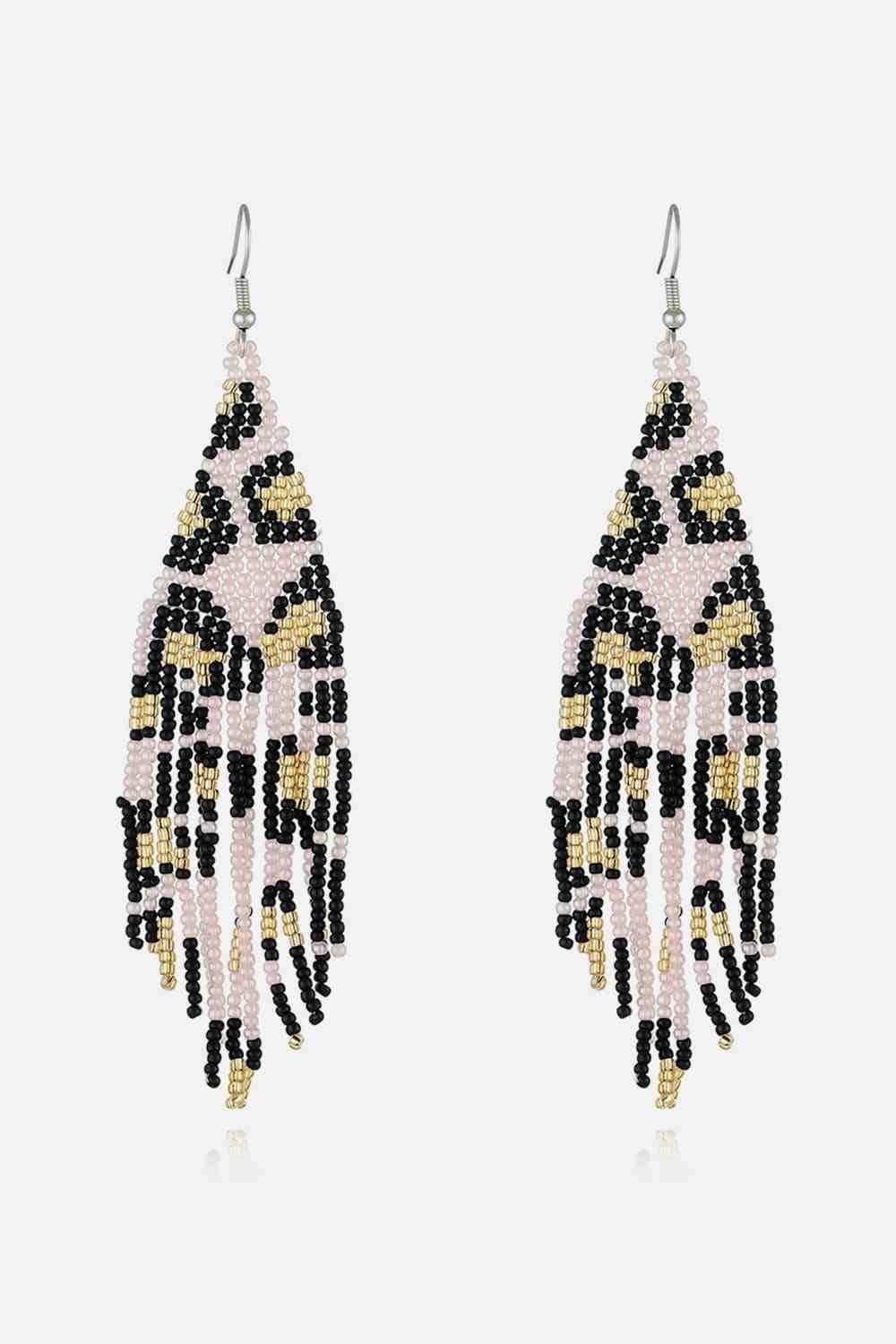 Beaded Dangle Earrings - Trendsi - Flyclothing LLC