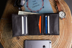 Kiko Leather Trifold Wallet - Kiko