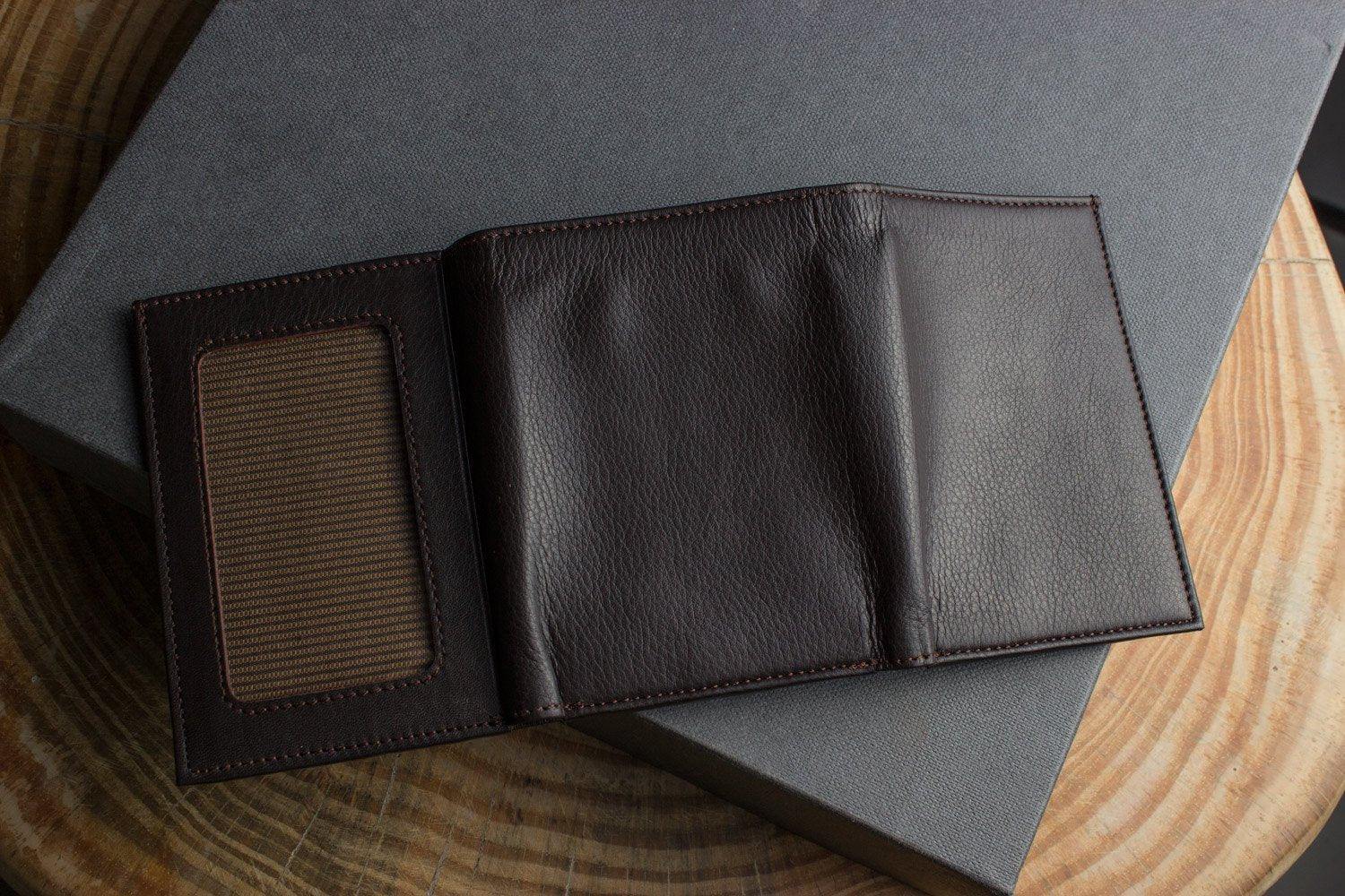 Kiko Leather Trifold Wallet - Flyclothing LLC