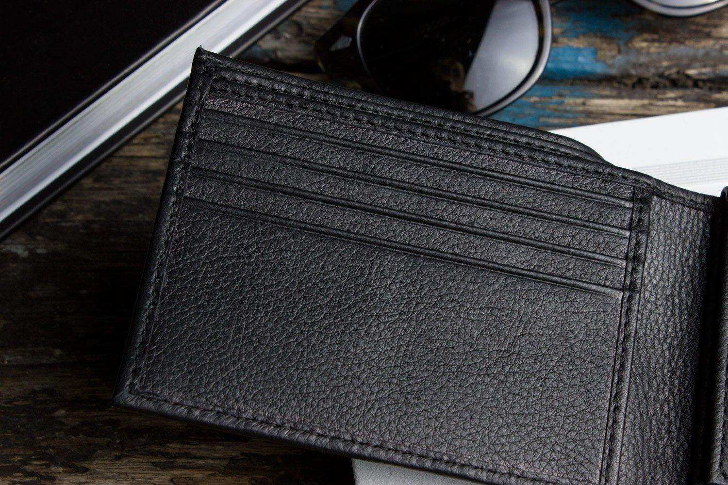 Kiko Leather Traditional Bifold Wallet - Kiko - Flyclothing LLC
