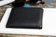 Kiko Leather Traditional Bifold Wallet - Flyclothing LLC