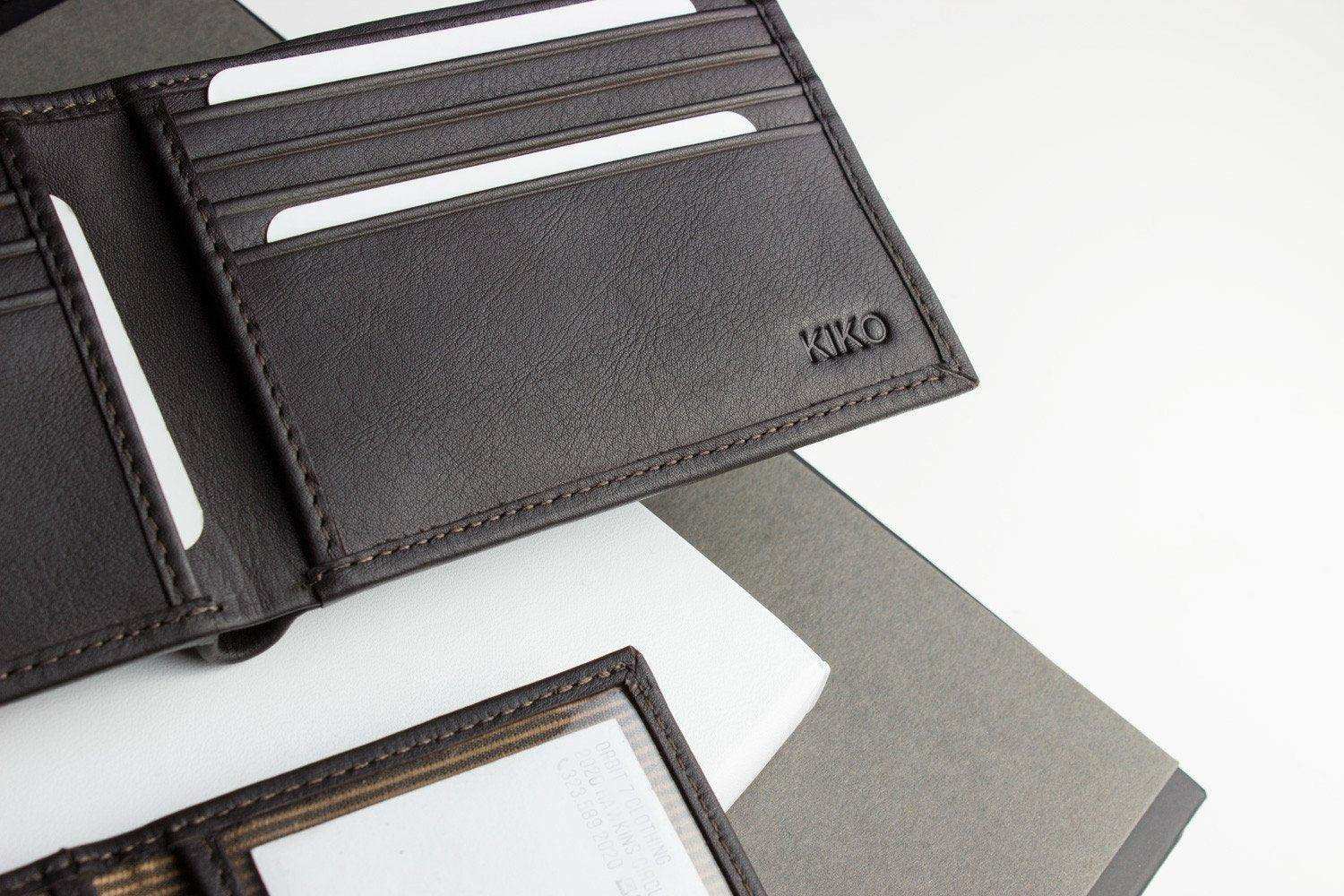Kiko Leather Traditional Bifold Wallet - Kiko - Flyclothing LLC