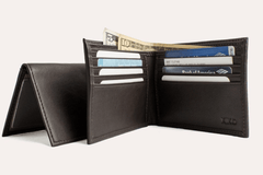 Kiko Leather Traditional Bifold Wallet - Kiko