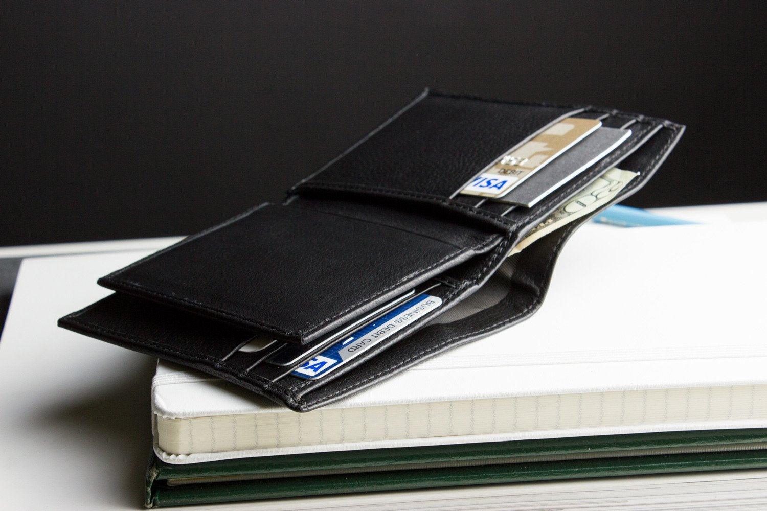 Kiko Leather Slimfold Passcase Wallet - Flyclothing LLC