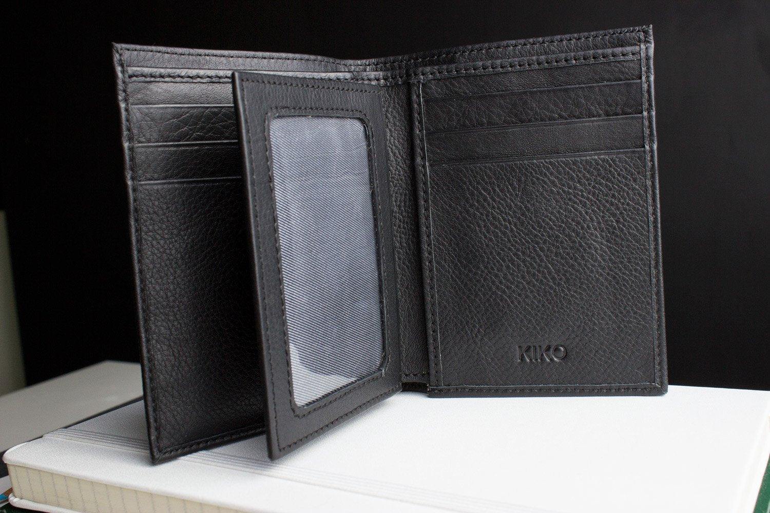 Kiko Leather Slimfold Passcase Wallet - Flyclothing LLC