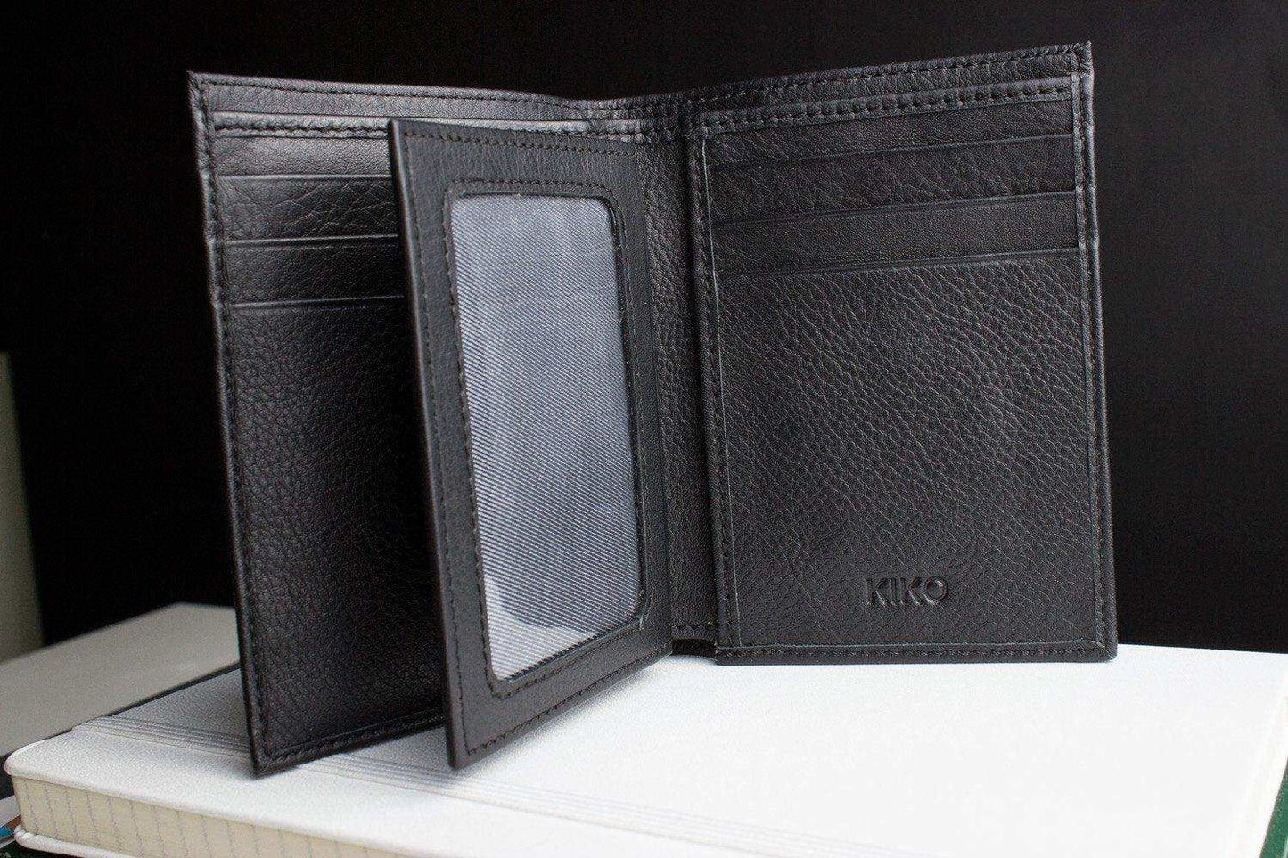 Kiko Leather Slimfold Passcase Wallet - Kiko - Flyclothing LLC
