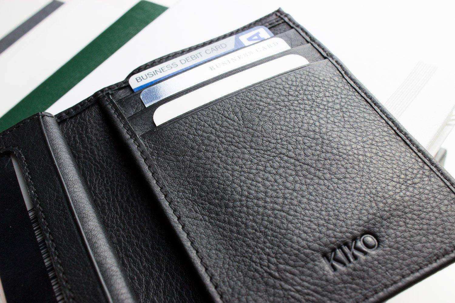 Kiko Leather Slimfold Passcase Wallet - Kiko - Flyclothing LLC