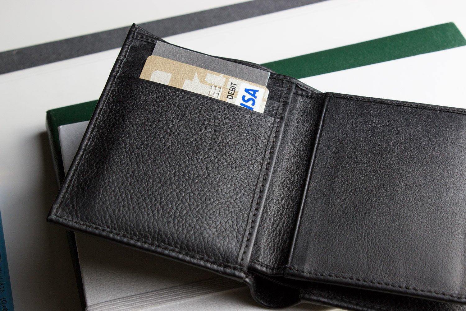 Kiko Leather Slimfold Passcase Wallet - Kiko