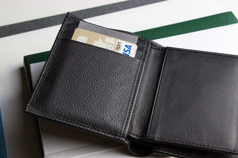Kiko Leather Slimfold Passcase Wallet - Kiko - Flyclothing LLC