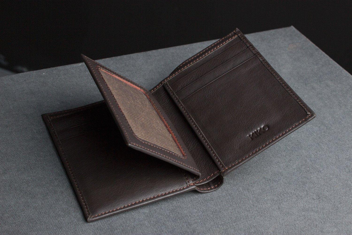 Kiko Leather Slimfold Passcase Wallet - Flyclothing LLC