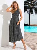 Printed Single Shoulder Midi Dress - Trendsi - Flyclothing LLC