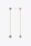 Moissanite Chain Earrings - Trendsi