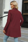 Open Front Long Sleeve Cardigan - Trendsi - Flyclothing LLC