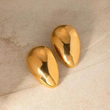 Stainless Steel Teardrop Stud Earrings - Trendsi