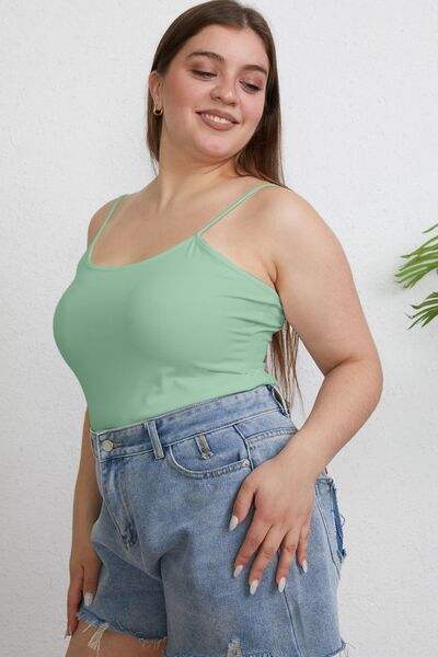 Basic Bae Full Size Round Neck Slim Cami - Trendsi - Flyclothing LLC