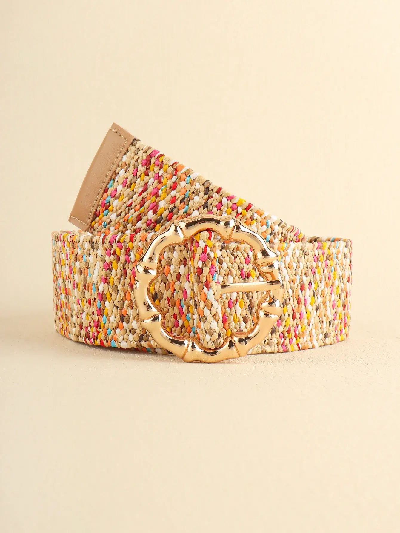 Multicolored Wide Belt - Trendsi - Flyclothing LLC