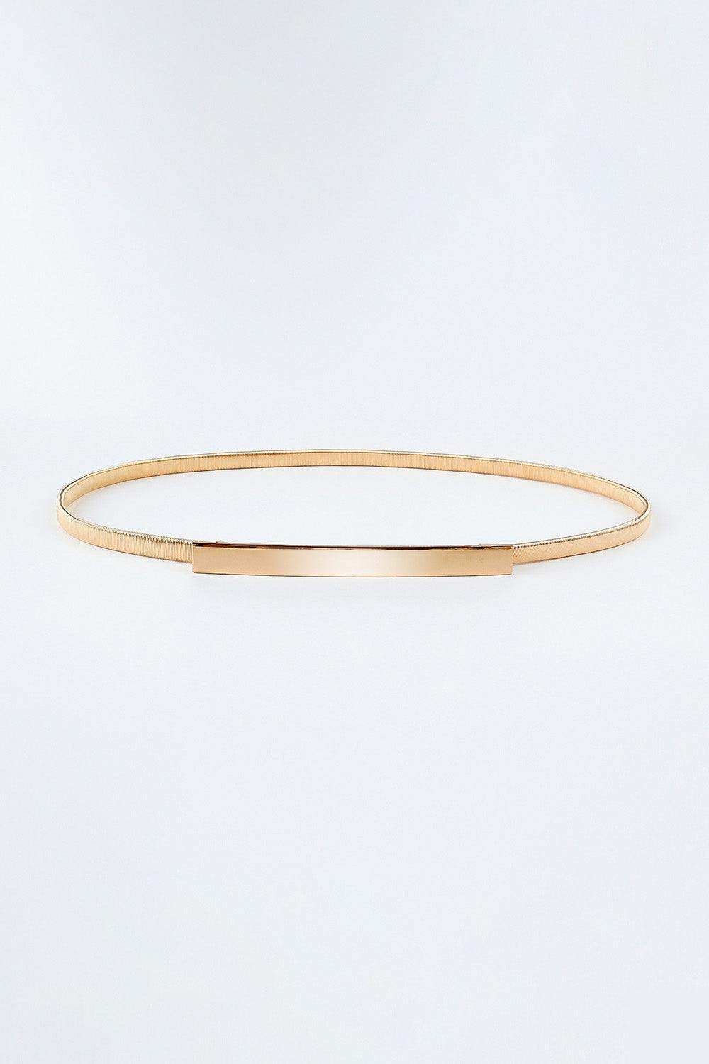 Elastic Iron Skinny Belt - Trendsi - Flyclothing LLC