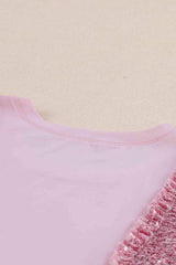 Sequin Round Neck Tank - Trendsi - Flyclothing LLC