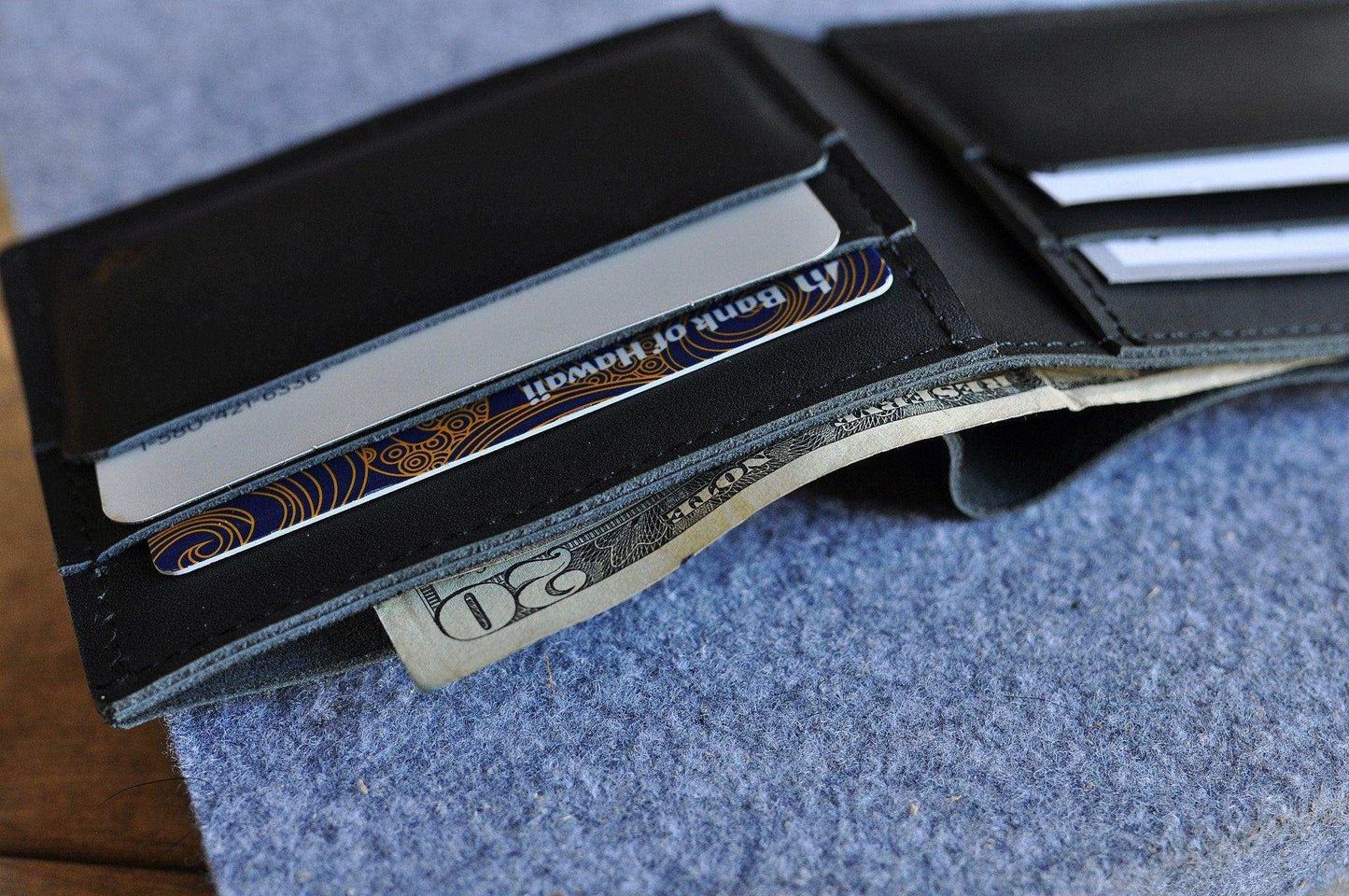 Kiko-leather-Sleek Bifold Wallet - Kiko - Flyclothing LLC