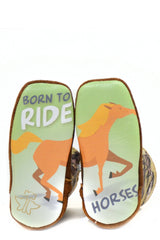Tin Haul INFANT BOYS STAMPEDE WITH BORN TO RIDE SOLE - Flyclothing LLC