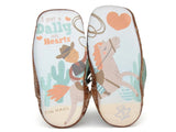 Tin Haul INFANT BOYS I AM IN STITCHES WITH DALLY ON HEARTS SOLE - Tin Haul
