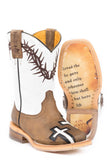 Tin Haul LITTLE BOYS CROSSES WITH JOHN 3:16 SOLE - Tin Haul