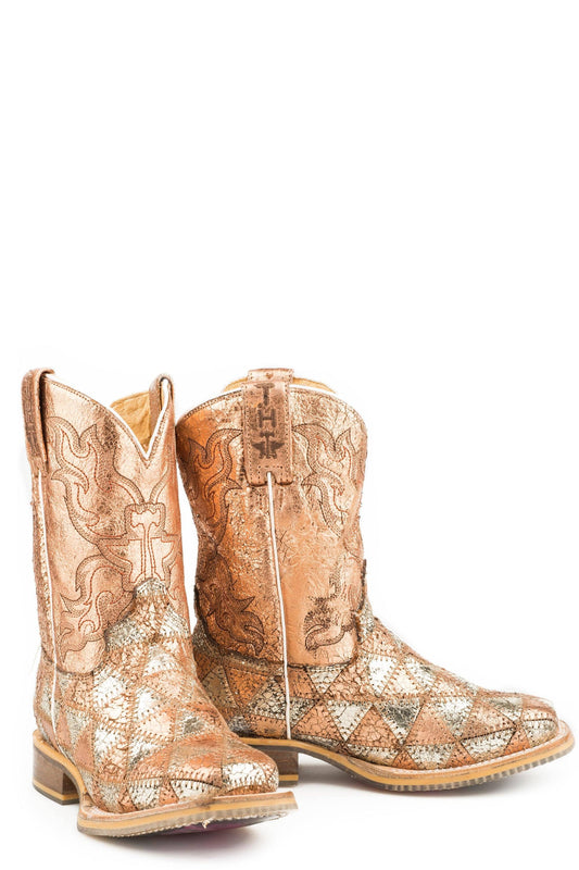Tin Haul LITTLE GIRLS MISH AND MASH WITH GEOMETRIC PONY SOLE - Flyclothing LLC