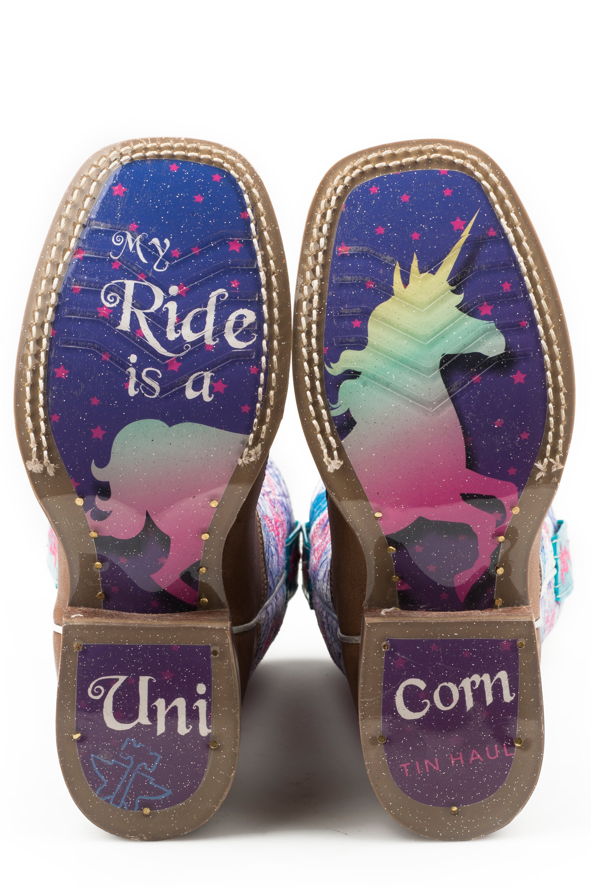 Tin Haul LITTLE GIRLS UNICORN WITH MY RIDE SOLE